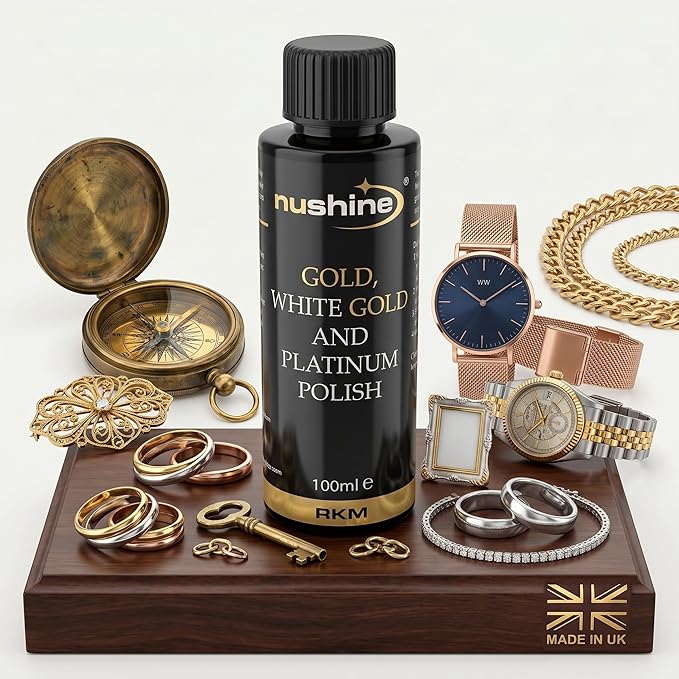 Nushine Gold Polish 3.4 Oz - ecofriendly formula works effortlessly with beautiful results