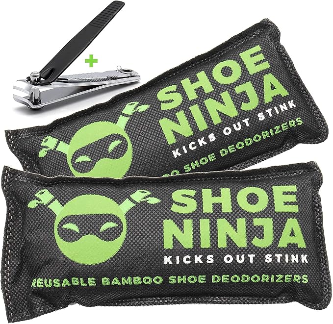 Refrigerator Deodorizer and Odor Eliminator (2 Pack) & Shoe Deodorizer and Odor Eliminator (2 Pack)