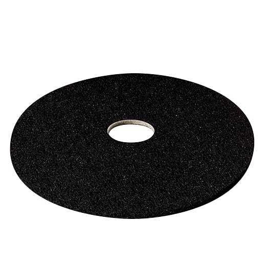 3M High Productivity Floor Pad 7300, 16", Removes Old Floor Finish, Dirt and Buildup