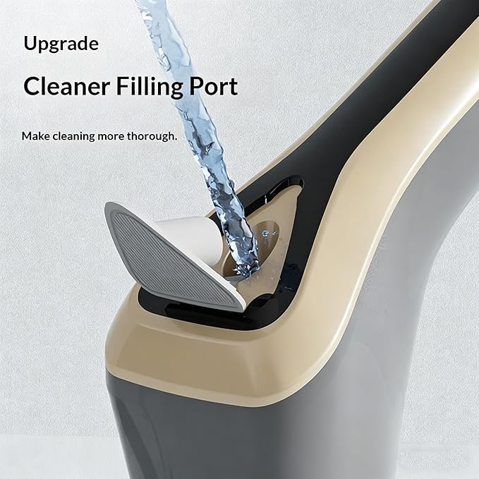 Electric Spin Scrubber, Full-Body Waterproof Bathroom Electric Scrubber with Power LCD Display, Cordless Cleaning Brush Scrubber for Bathroom and Kitchen Cleaning