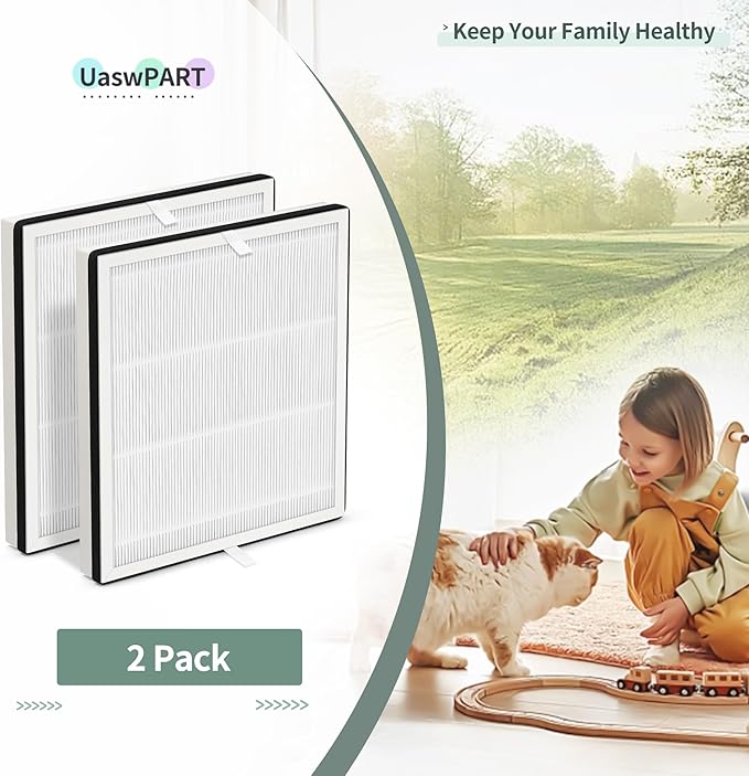 Europa Air Filter Compatible with Afloia Europa Air Puri-Fier, 3-in-1 H13 True HEPA Filter Suitable for Europa Air Puri-Fier Filter Replacement, 2-Pack for B0CLRSB5J7 B0CHW3V387