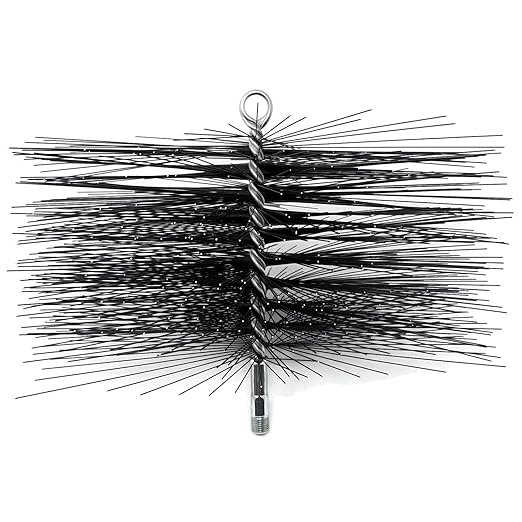Midwest Hearth Rectangle Wire Chimney Cleaning Brush (7" x 11" Rectangle) Made in USA