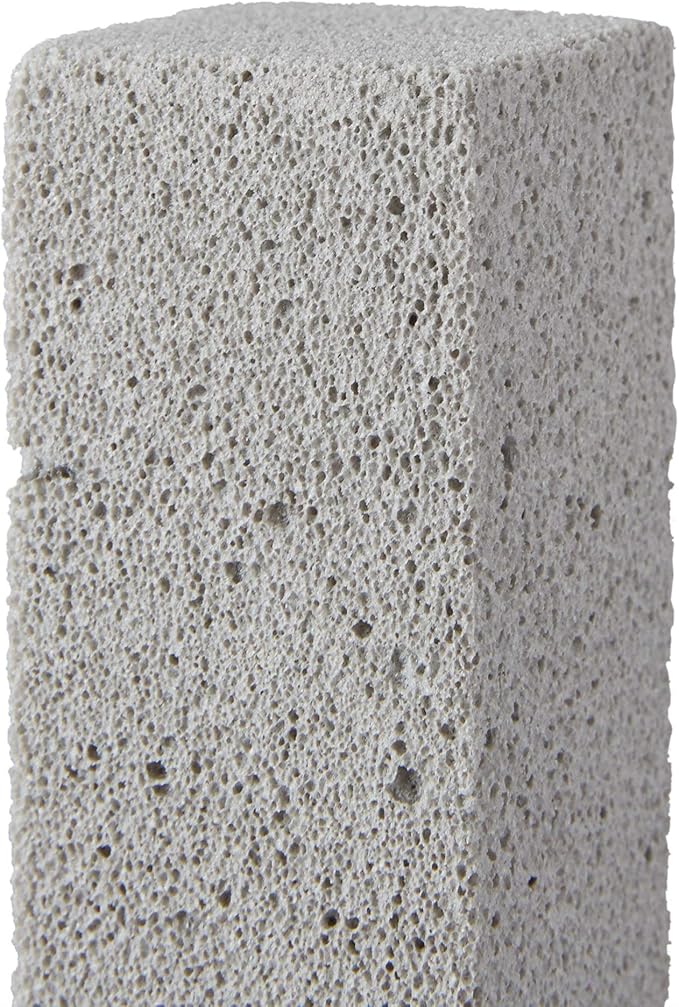PUMJAN6 - Toilet Bowl Ring Remover with Handle, Pumice, Gray