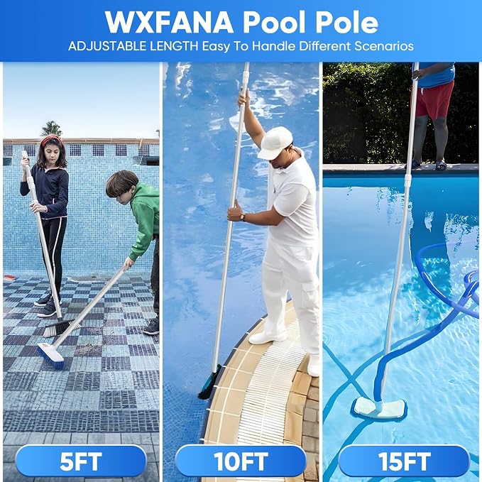 Pool net with 15FT Pool Pole