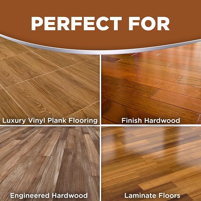 Weiman Wood Floor Polish and Restorer 32 Oz 3PC Bundle - High-Traffic Hardwood Floor, Natural Shine, Removes Scratches, Leaves Protective Layer (Pack of 2)