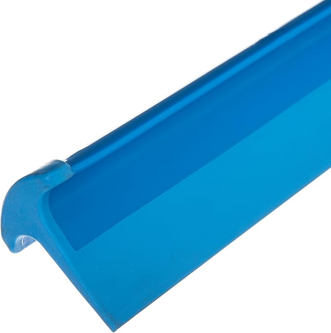 SPARTA 3656714 Plastic Floor Squeegee, Shower Squeegee, Heavy Duty Squeegee with Rubber Blade for Windows, Glass, Shower Doors, Floors, Windshields, 20 Inches, Blue (Pack of 2)