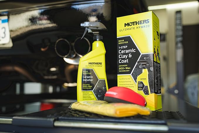Mothers 07260 Ultimate Hybrid 1-Step Ceramic Clay & Coat