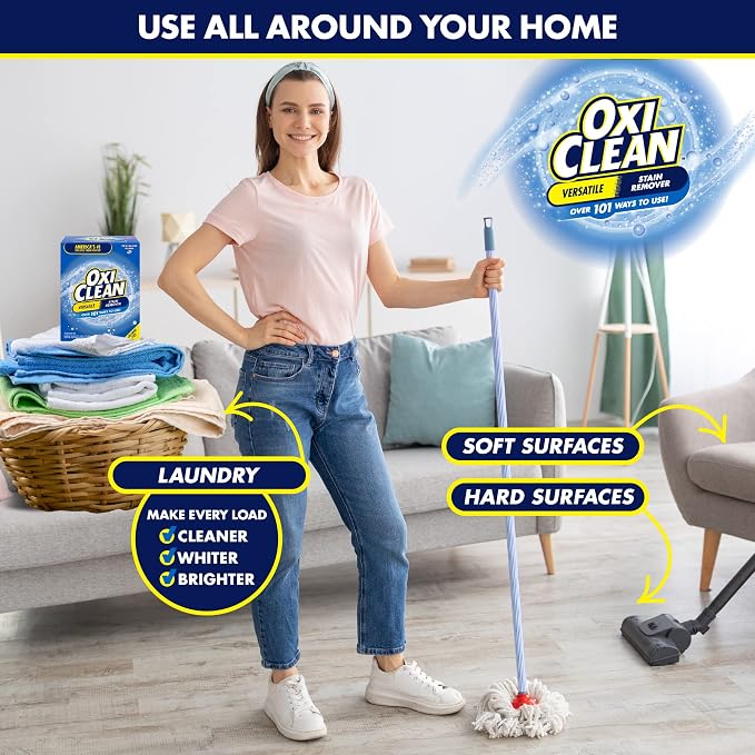 OxiClean Versatile Stain Remover, 7.22 Lbs (Pack of 2)