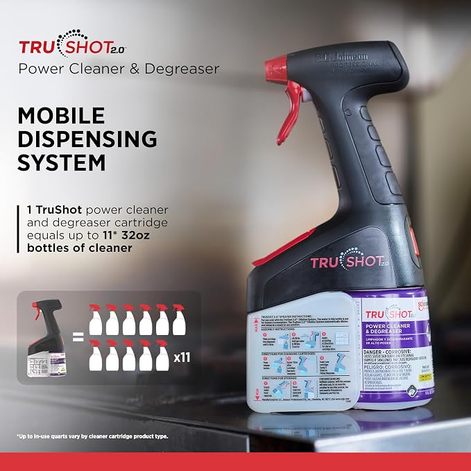 TURSHOT 2.0 POWER CLEANER & DEGREASER 9OZ, 4 PACK