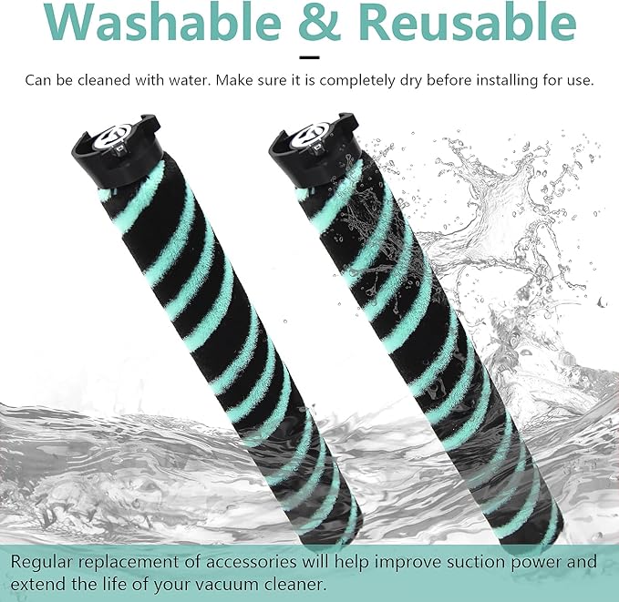 Replacement Accessories Compatible with Shark IP3251 IP1251 IP3253 Cordless Vacuum Cleaner (2 roller brush)