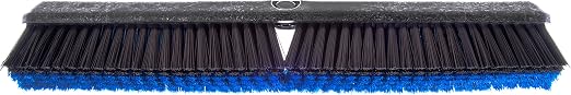 SPARTA Flo-Pac Plastic Broom Head, Omni Sweep for Cleaning, 24 Inches, Black