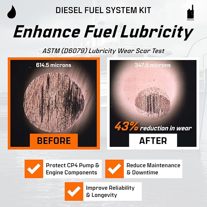 Archoil Diesel Fuel System Kit - AR6400-D (12 oz) + AR6500 (40 oz) - Complete Restoration For All Diesel Engines, Injector Cleaner, Lubricity Improver, DPF & Turbo Deposit Control, Cetane Booster