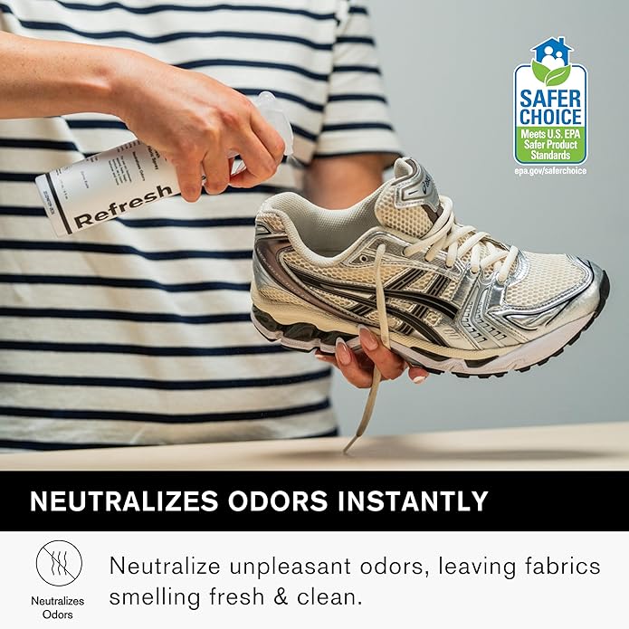 Jason Markk Quick Wipes & Refresh Spray Bundle, 30-Pack of Wipes & Shoe Deodorizer, Sneaker Care, Ideal for Footwear, Safe for Leather, Suede, Nubuck, Cotton, Knits