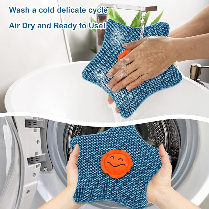 Hot Tub Scum Absorber - 2 Pack Oil Absorbing Hot Tub Floating Sponge Cleaner Absorber, Keeps Water Clear, Reusable Pool Scum Absorber Hot Tub Spa Accessories