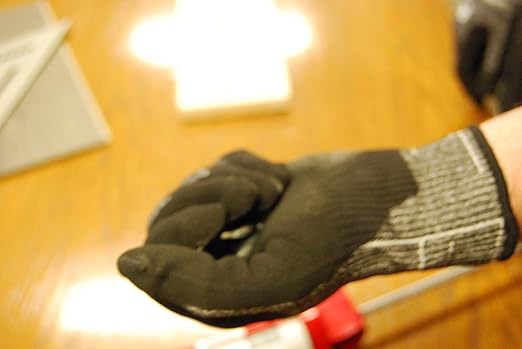 MAGID D-ROC ANSI A6 NitriX Palm Coated Touchscreen Gloves, 1 Pair, Size 11/2XL, GPD820
