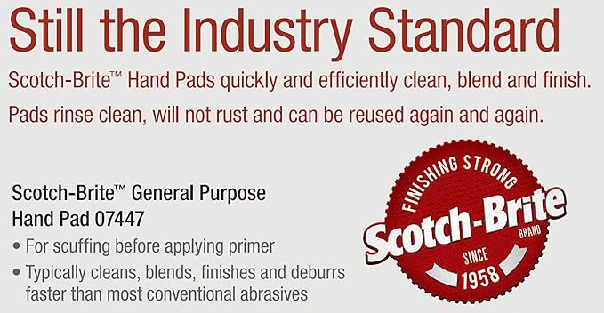 Cubitron Scotch-Brite Primer Prep Scuff 07747, 4-3/4 in x 15 ft (Pack of 3)