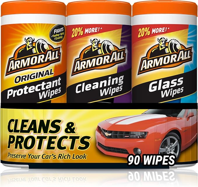 Armor All Car Cleaning Kit and Car Wipes | Keep Your Car Clean Inside and Out