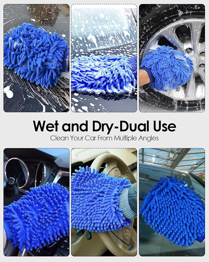 Jet Nozzle for Garden Hose 2-in-1 Jet Nozzle High Pressure Hose Nozzle with 2 Different Nozzles and Hose Quick Connectors for Car Pet Garden Cleaning