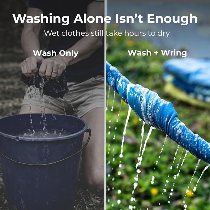 Medium Off-Grid Laundry System Portable Washer & Clothes Wringer Wash & Dry Anywhere