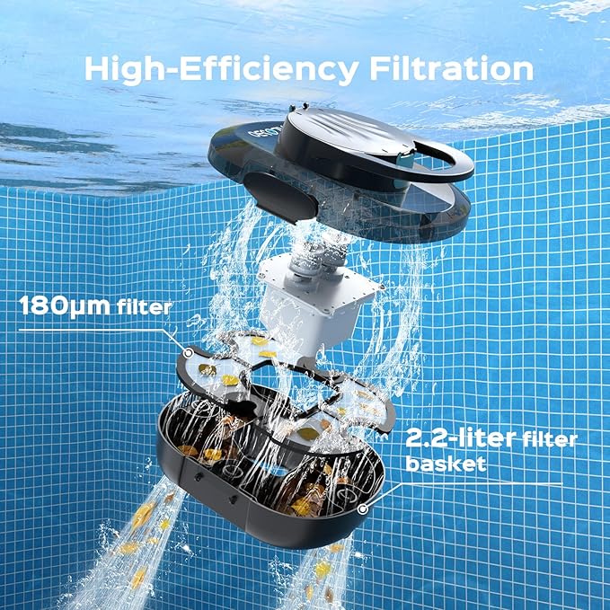 S1 Pro Cordless Robotic Pool Robot Deep Gray
