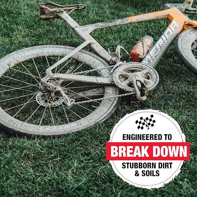 Finish Line Citrus Bike Degreaser – Biodegradable, Non-Toxic Formula with Orange Peel Extracts, Penetrates Deep and Dilutes for Versatile Cleaning, 1 Gallon