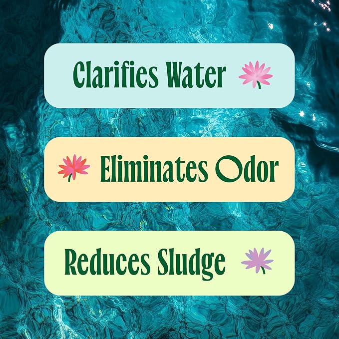 Muck Munchers - Sludge Reducing Water Treatment Tablets - Removes Gunk & Odors in Koi Ponds and Natural Ponds - Safe for Fish, Pets, & Swimming - 5lb.