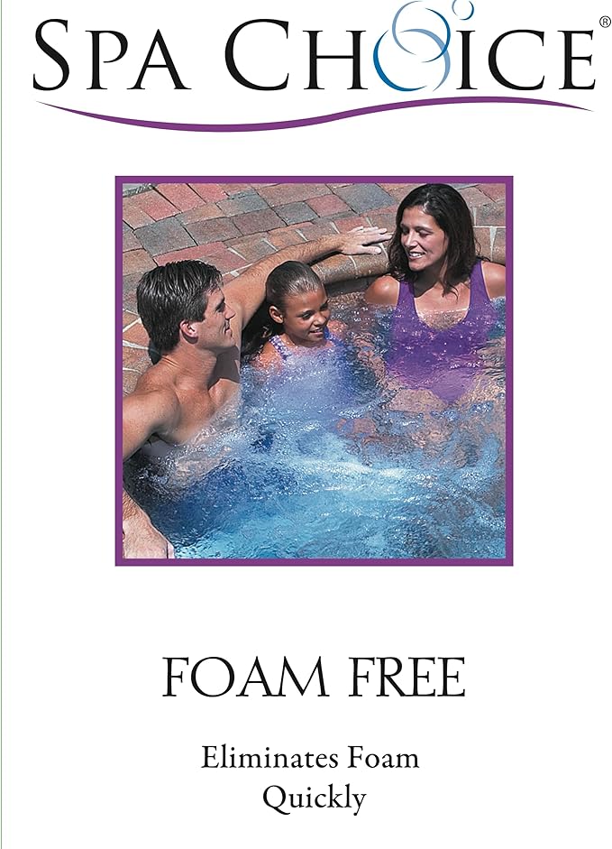 SpaChoice 1-Pint 2-Pack Premium Foam Free Hot Tub Anti-Foam, Made in USA