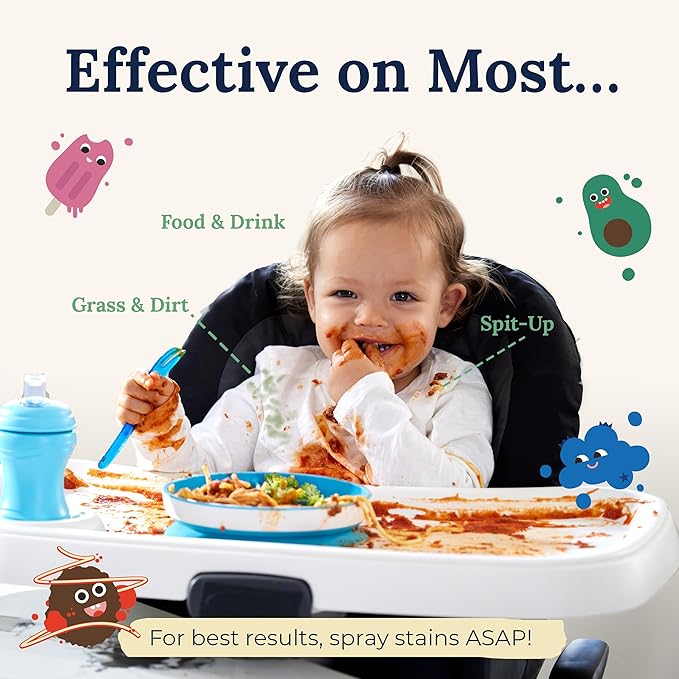 Miss Mouth's Messy Eater Stain Treater Ultimate Refill Bundle - 4oz 3-Pack Spray & 16oz Refill Pouch - Laundry Spot Cleaner for Baby Clothes & Fabric