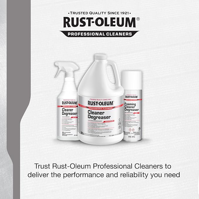 Rust-Oleum Professional Cleaners Foaming Cleaner Degreaser | 20oz Aerosol Can | Professional Strength