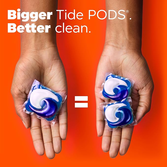 Bundle of Tide Liquid Laundry Detergent Soap, Original Scent, HE Compatible, 64 Loads, 84 fl oz + Tide Hygienic Clean Heavy 10x Duty Power PODS Laundry Detergent Pacs, Original, 25 count