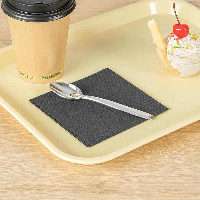 Restaurantware Moderna 5.5 Inch Disposable Spoons 250 Recyclable Small Dessert Spoons - Crack-Resistant For All Types Of Meals Silver Plastic Plastic Spoons