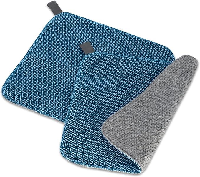 Hot Tub,Bathtub Surface Cleaner Towels,Spa Scum Remover & Cleaning Tools,Absorbs Oils & Grime Accessories,Non-Scratch Surface Cleaner for Jacuzzi,Spa,Shower (12"x12")