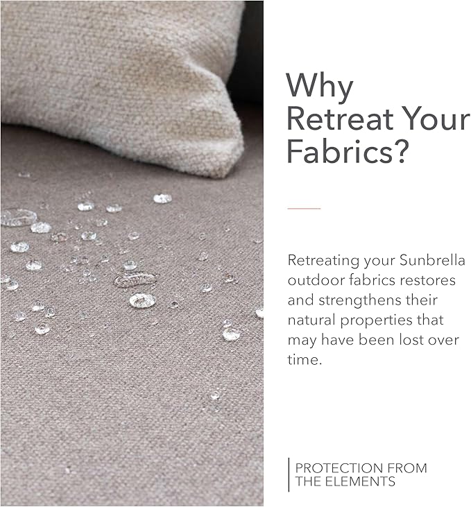 Sunbrella Clean (32 fl oz) + Restore (32 fl oz) Bundle | Clean Multi-Purpose Upholstery Cleaner with Restore Fabric Protector Spray & Water Repellent