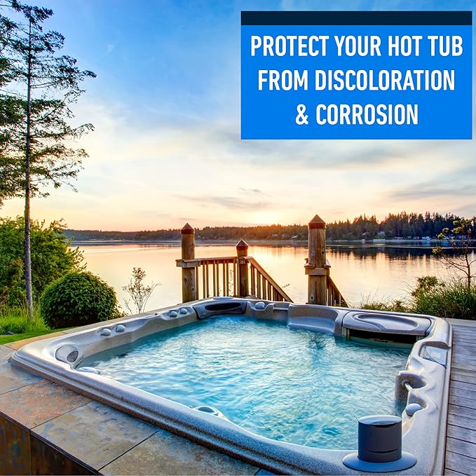 Essential Values Hot Tub Foam Eliminator - 2 Pack Pool & Spa Defoamer (32oz/ Bottles) - Eliminate Foam Without Harsh Hot Tub Chemicals - Safe Silicone AntiFoam