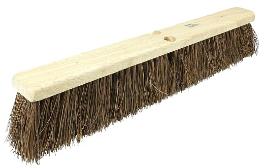 Weiler 42023 24" Block Size, Palmyra Fill, Garage Brush With Wet Or Dry Sweeping, Natural