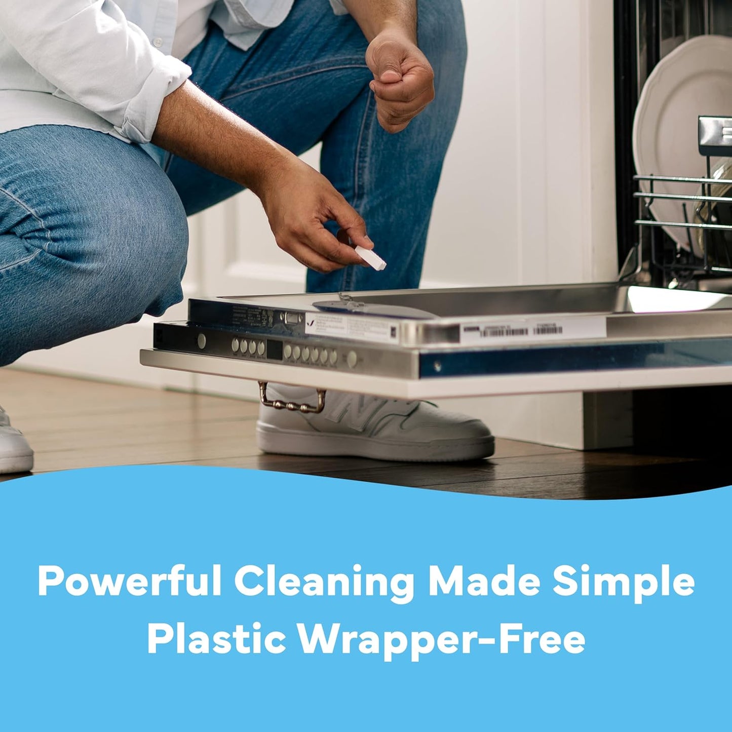 Tru Earth Dishwasher Detergent Tablets | Eco Friendly Alternative to Liquid Pods | 40 Tablets | Lemon