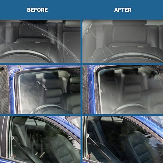 GLASS POLISH DIY 3" (75mm) Windshield Scratch Removal Kit for All Car Glass, Removes Deep Scratches, Wiper Blade Damage & Haziness, Restores Clear Visibility