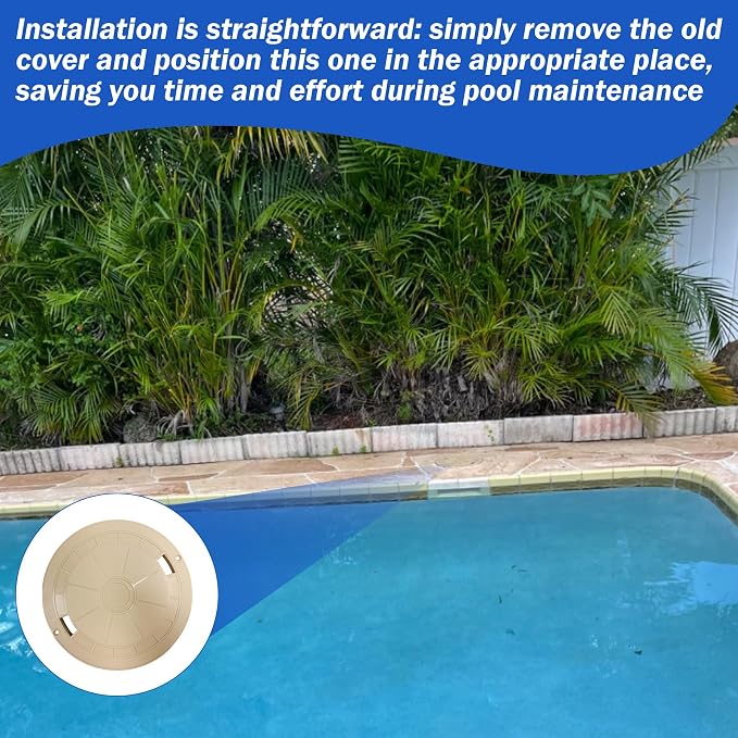 SPX1070C10 Swimming Pool Skimmer Deck Cover, Compatible with Hayward Automatic Skimmer