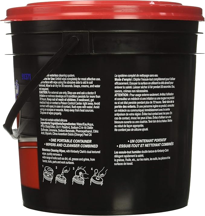 KIM91371EA - KIMBERLY CLARK WYPALL Waterless Cleaning Wipes