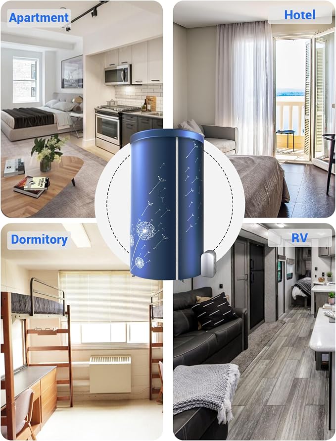 Portable Dryer, 46Inch-1000W Portable Clothes Dryer for Apartments, Portable Dryers Machine with Storage Bag, Mini Clothes Dryers for Travel, Home, RVs