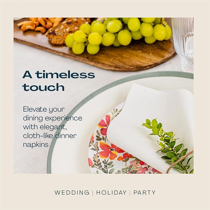 2000-Pack Disposable Guest Towel Paper Napkin - Disposable Cloth-Like Guest Towels - Soft And Absorbent Tissue Paper For Kitchen, Bathroom, Party, Wedding, Or Event