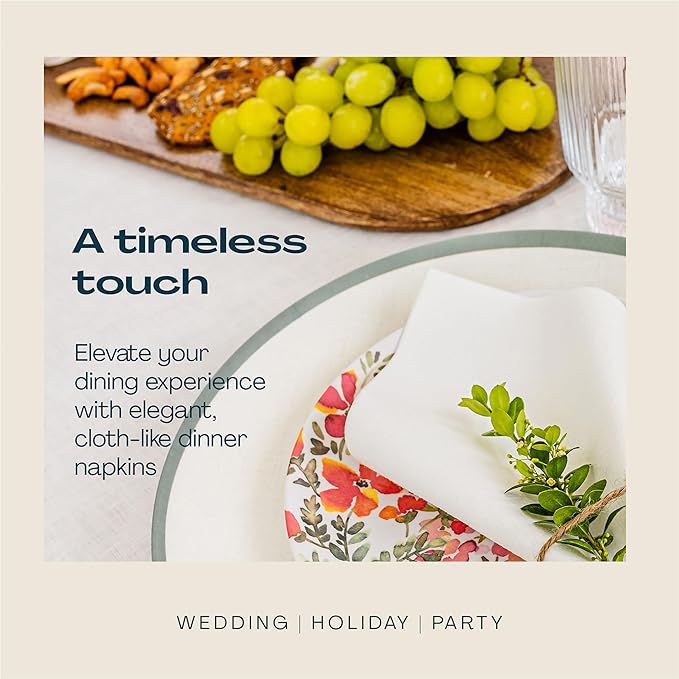 5000-Pack Disposable Guest Towel Paper Napkin - Disposable Cloth-Like Guest Towels - Soft And Absorbent Tissue Paper For Kitchen, Bathroom, Party, Wedding, Or Event