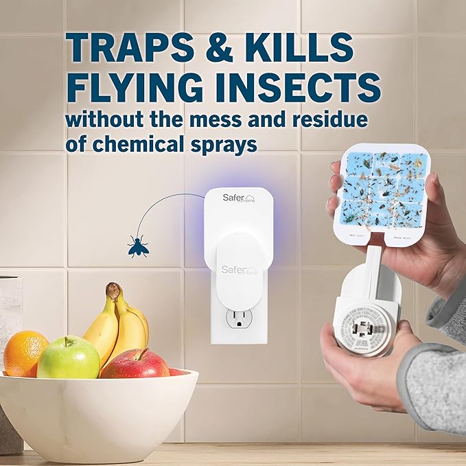 Safer Home SH512 Trap Refill Pack of Glue Cards for SH502 Indoor Fly Trap, Official Safer Home Refills with StickyTech Glue Card Technology, 12 Count (Pack of 1)