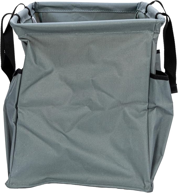 Household Essentials Krush Container All‑Purpose Utility Tote with Exterior Pockets, Gray