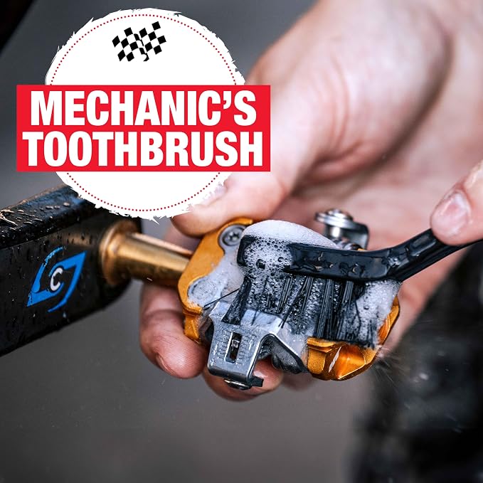 Finish Line Easy-Pro 5 Piece Mechanic’s Bicycle Cleaning Brush Set – Professional-Grade Kit with Chain Keeper, Durable Multi-Surface Brushes | bike-cleaning-tools