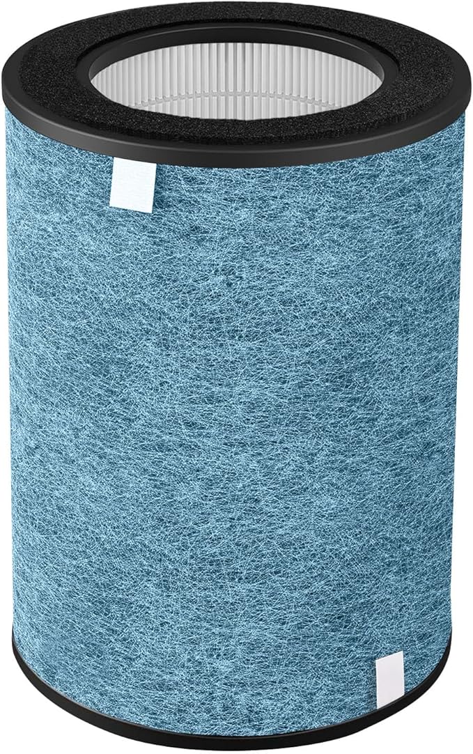 HP302 HP202 HC502 Replacement Filter, Compatible with Shark HP200, HP300, HC500, UA & AP Series,3-in-1 H13 Grade True HEPA Filter,Part # HE2FKBAS,HE2FKBASMB,HE2FKPET (1)
