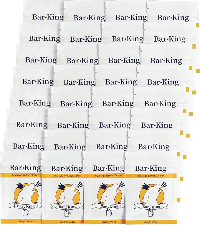 Bar-King Beer Line Cleaner - 32 Individual Cleaning Packets