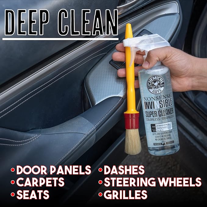 Chemical Guys SPI_109_16 Leather Cleaner and Leather Conditioner Kit for Use on Leather Apparel, Furniture, Car Interiors & More & SPI_993_16 Nonsense All Surface Cleaner Safe, 16 fl. Oz, Unscented