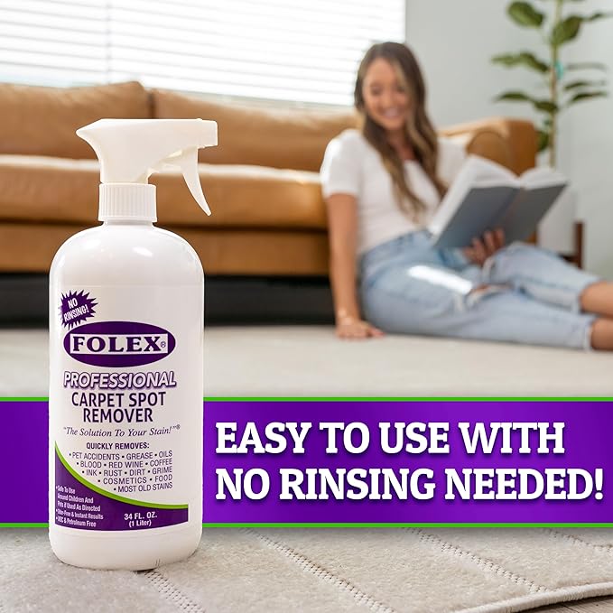 FOLEX Professional Carpet Spot Remover, 34oz