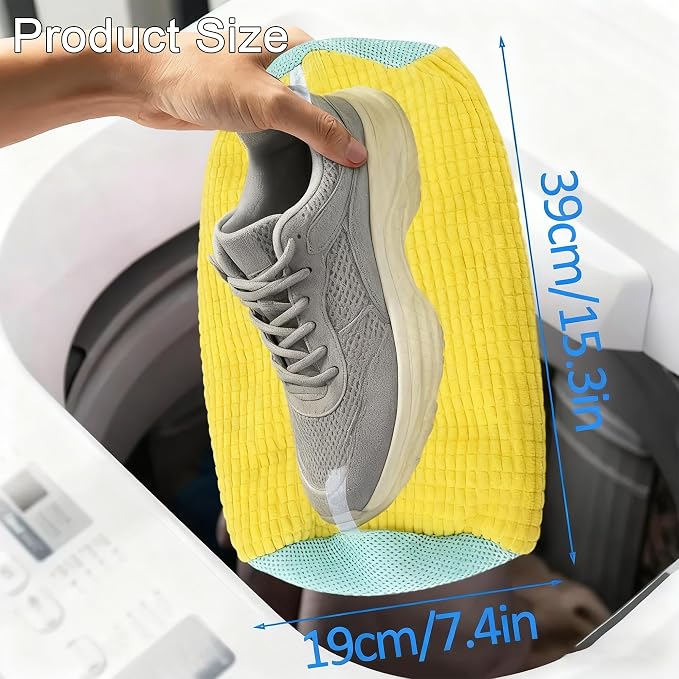 Shoe Washing Machine Bag Laundry Shoe Bags for Washer & Dryer Reusable Shoe Cleaning Bag for Sneaker Tennis Shoes